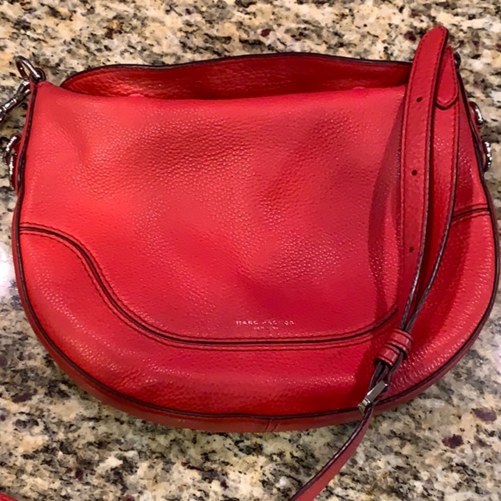 Marc Jacobs Red Leather Drifter Crossbody bag